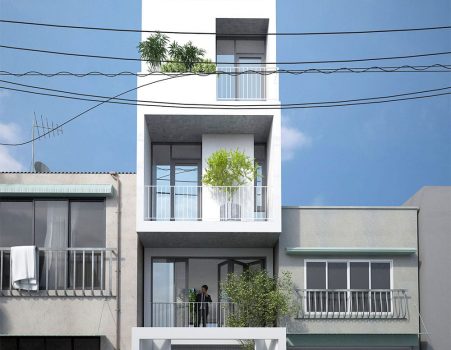 Hình ảnh thi công nhà phố 5 tầng