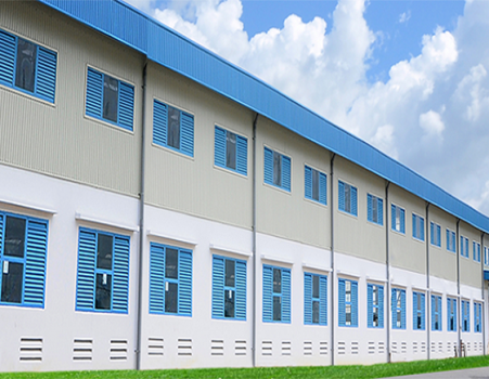 Mẫu nhà xưởng khung thép tiền chế