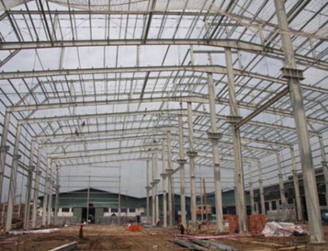 Thi công nhà xưởng thép mini hiện đại