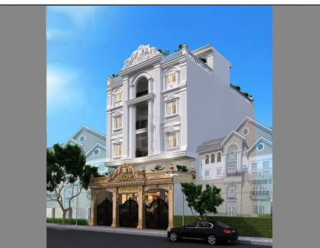 Mẫu khách sạn 3 sao tân cổ điển đẹp