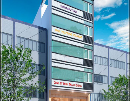 Mẫu thiết kế cao ốc văn phòng cho thuê đẹp hiện đại