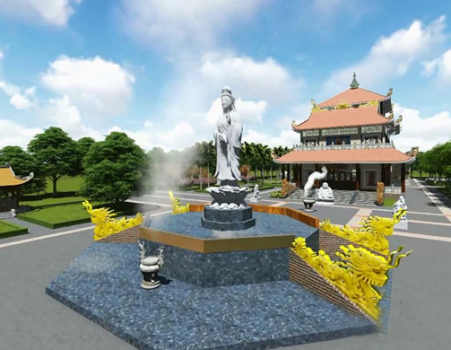 Mẫu thiết kế chùa đẹp tại tỉnh Cà Mau