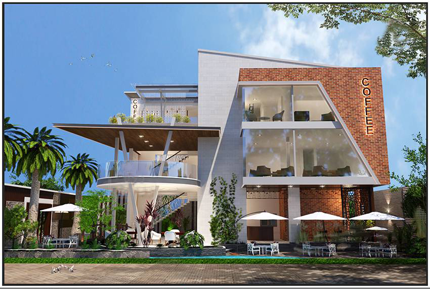 Thiết kế quán cafe hiện đại nhất tại Lâm Đồng