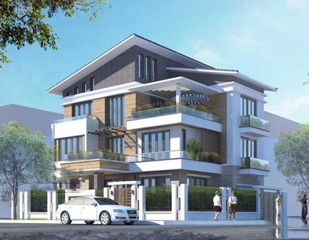 Mẫu biệt thự 2 tầng đẹp đầy lôi cuốn